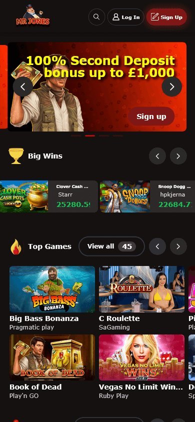 Get Exclusive Bonuses and Spinning Fun at Mr Jones Casino UK - overview